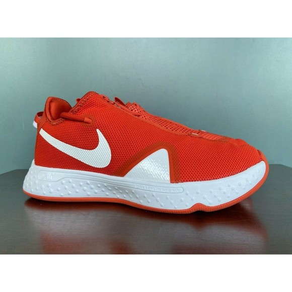 Nike PG 4 TB Promo Team Orange Men's Size 7.5/Women's Size 9 CW4134-802 - Picture 2 of 9